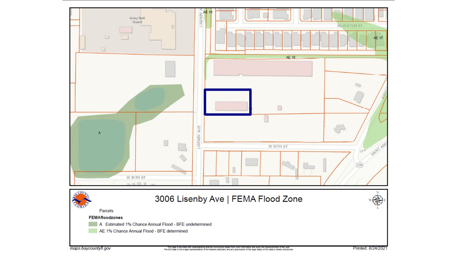 Industrial Warehouse and Office Space on Lisenby Avenue: 3006 Lisenby Ave, Panama City, FL 32405